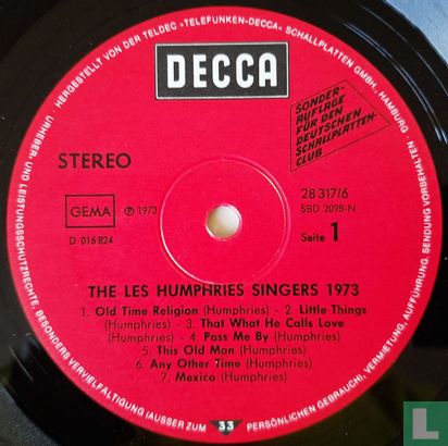 The Les Humphries Singers 1973 - Afbeelding 3