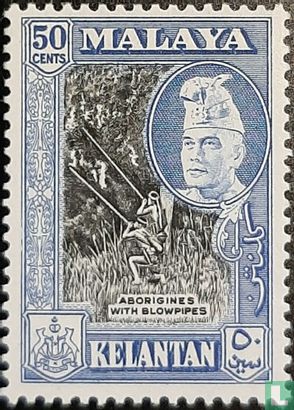 Sultan Ibrahim met landsmotieven 