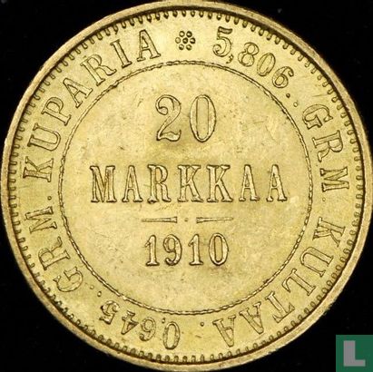 Finland 20 markkaa 1910  - Image 1