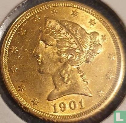 United States 5 dollars 1901 (S) - Image 1