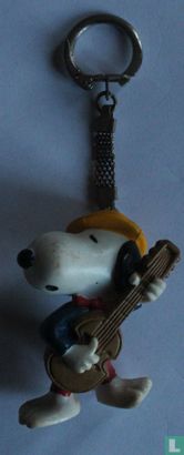 Snoopy met gitaar