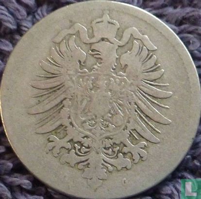 Empire allemand 10 pfennig 1875 (G) - Image 2