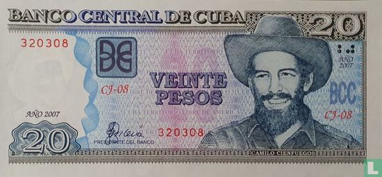 Kuba 20 Pesos - Bild 1