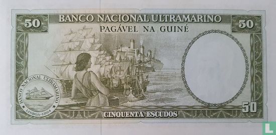 Portuguese Guinea 50 Escudos (Samuel Rodrigues Sanches) - Image 2