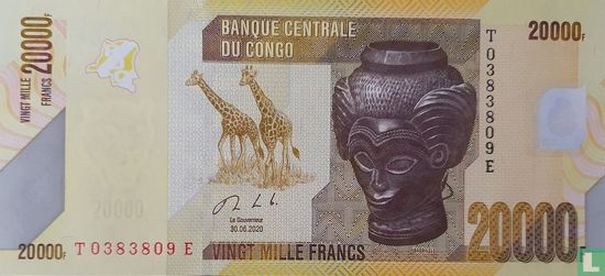 Congo 20.000 Francs - Afbeelding 1