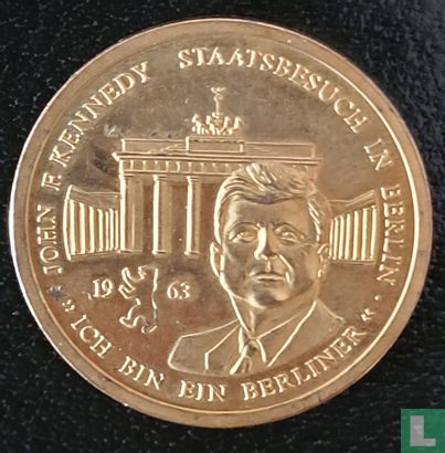 herdenkingspenning JF Kennedy Staatsbezoek Berlijn - Image 2