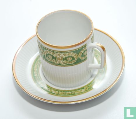 Cup and saucer - Aristo - decor Marquise - Mosa - Image 3