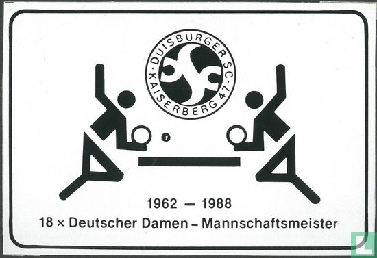 1962-1988 18x Deutscher Damen-Mannschaftsmeister