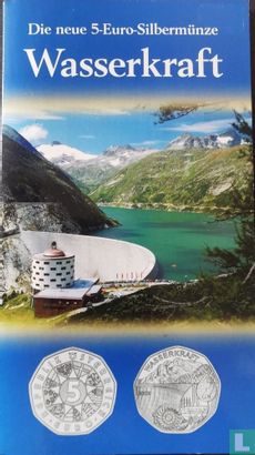 Autriche 5 euro 2003 (folder) "Waterpower" - Image 1