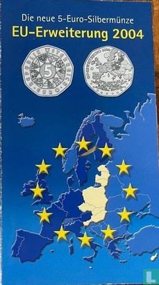 Autriche 5 euro 2004 (folder) "Enlargement of the European Union" - Image 1