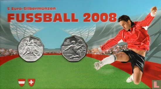 Autriche 5 euro 2008 (folder) "European Football Championship" - Image 1