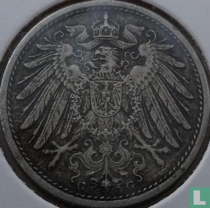 Empire allemand 10 pfennig 1908 (G) - Image 2