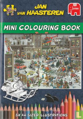 Jan van Haasteren Mini Colouring Book - Afbeelding 1