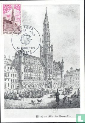 Europa – Stadhuis van Brussel - Afbeelding 1
