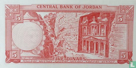 Jordanien 5 Dinar - Bild 2