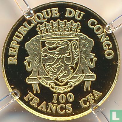 Congo-Brazzaville 100 francs 2022 (PROOF) "60th anniversary Death of Marilyn Monroe" - Afbeelding 2