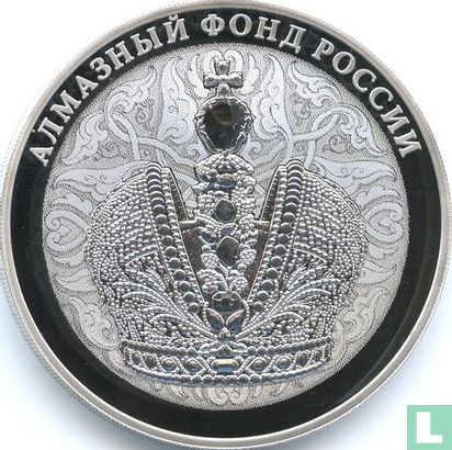 Rusland 3 roebels 2016 (PROOF) "Imperial crown of Russia" - Afbeelding 2