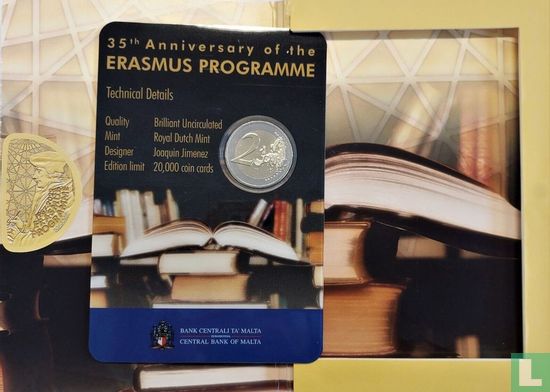 Malte 2 euro 2022 (folder) "35 years Erasmus Programme" - Image 3