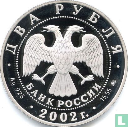 Russia 2 rubles 2002 (PROOF) "Capricorn" - Image 1