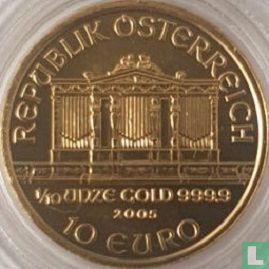 Oostenrijk 10 euro 2005 "Wiener Philharmoniker" - Afbeelding 1