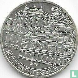 Austria 10 euro 2005 "50th anniversary Reopening of the Burg theater and opera" - Image 1