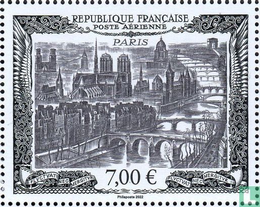 Ansicht von Paris 1950
