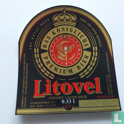Litovel Export Lager bier