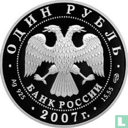 Russland 1 Rubel 2007 (PP) "Ringed seal" - Bild 1