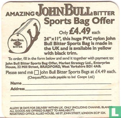Amazing John Bull Bitter Sports Bag offer - Image 1