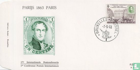 Hundertjahrfeier der ersten Postkonferenz in Paris