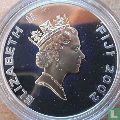 Fiji 10 dollars 2002 (PROOF) "50th anniversary Accession of Queen Elizabeth II - Westminster Abbey choristers" - Image 1