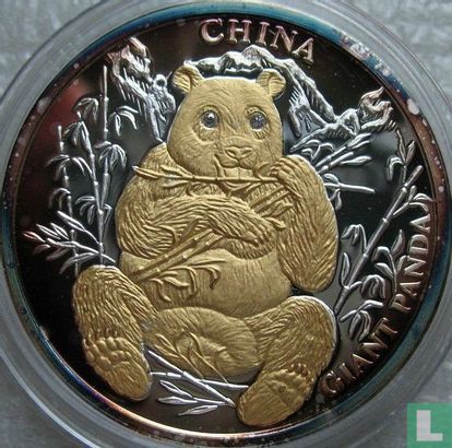 Liberia 10 dollars 2004 (PROOF) "Giant panda" - Afbeelding 2