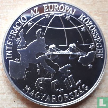 Ungarn 500 Forint 1993 (PP) "European Currency Union" - Bild 2