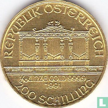 Austria 200 schilling 1991 "Wiener Philharmoniker" - Image 1