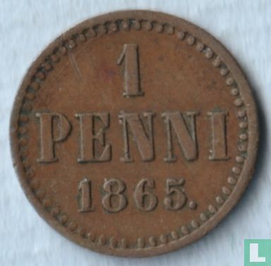 Finland 1 penni 1865 - Afbeelding 1