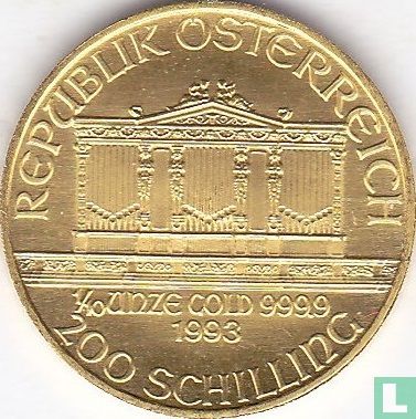 Oostenrijk 200 schilling 1993 "Wiener Philharmoniker" - Afbeelding 1