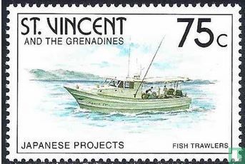 Japanse hulp visserij-industrie