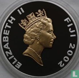 Fiji 10 dollars 2002 (PROOF) "50th anniversary Accession of Queen Elizabeth II - Defender of the faith" - Afbeelding 1