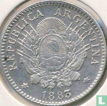 Argentinië 10 centavos 1883 - Afbeelding 1