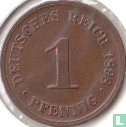 German Empire 1 pfennig 1898 (D) - Image 1