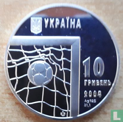 Oekraïne 10 hryven 2004 (PROOF) "2006 Football World Cup in Germany" - Afbeelding 1