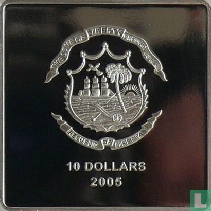 Liberia 10 dollars 2005 "Papal conclave" - Image 1