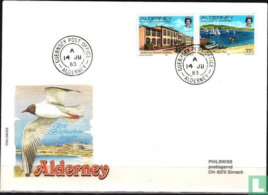 Alderney postzegels
