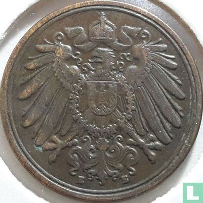 Empire allemand 1 pfennig 1896 (E) - Image 2