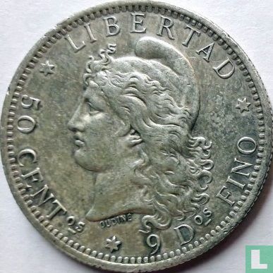 Argentinië 50 centavos 1883 - Afbeelding 2