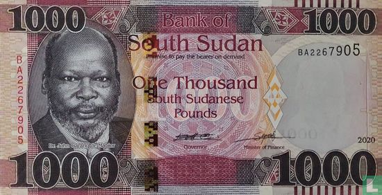 Zuid-Soedan 1000 Pounds - Afbeelding 1