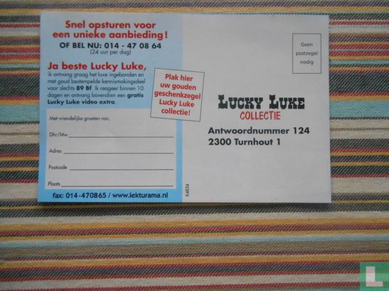 Aanbiedingskaart Lucky Luke Collectie - Image 1