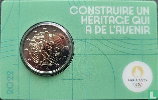 France 2 euro 2022 (green coincard) "2024 Summer Olympics in Paris" - Image 1