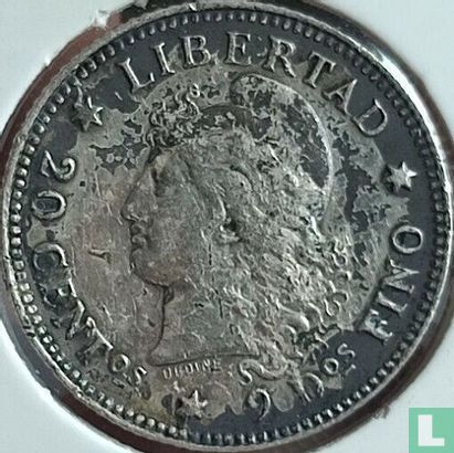 Argentinië 20 centavos 1882 - Afbeelding 2