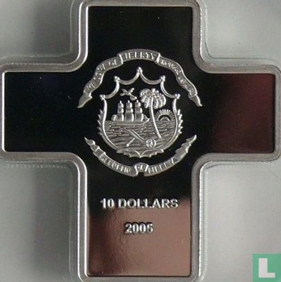 Libéria 10 dollars 2005 (type 4) "Death of Pope John Paul II" - Image 1